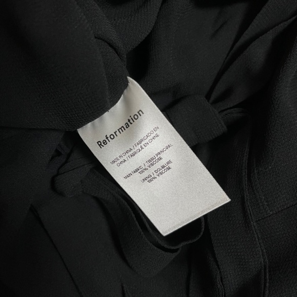 *❤️Sale* Reformation Besse Dress in Black - Picture 6 of 6